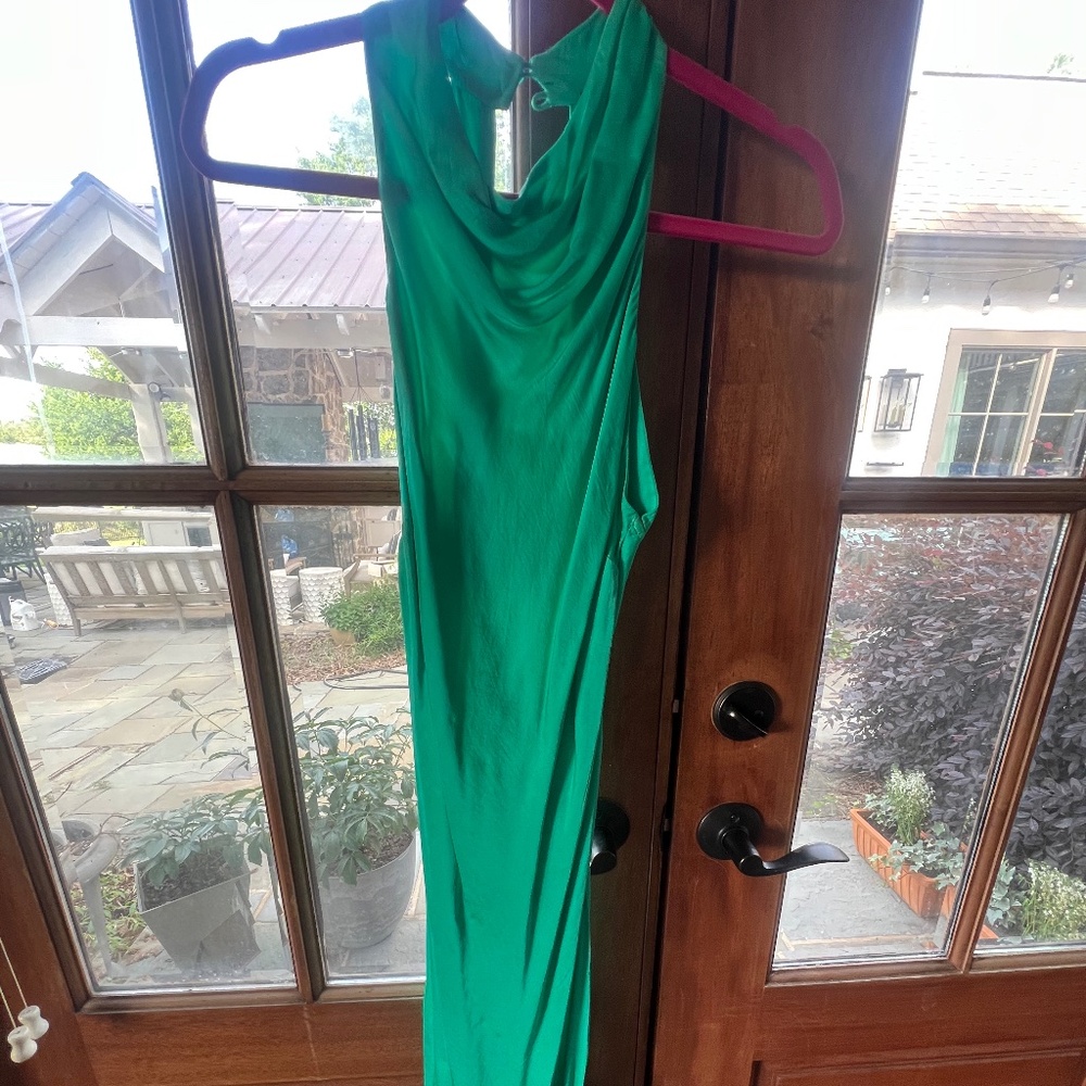 YFB silk midi dress